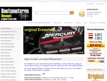 Tablet Screenshot of mercruiser-shop.at